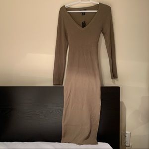 *SOLD* Revamped Olive Knit Dress